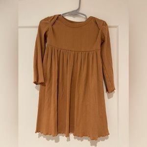 Kate Quinn long sleeve lap neck dress | organic cotton rib dress